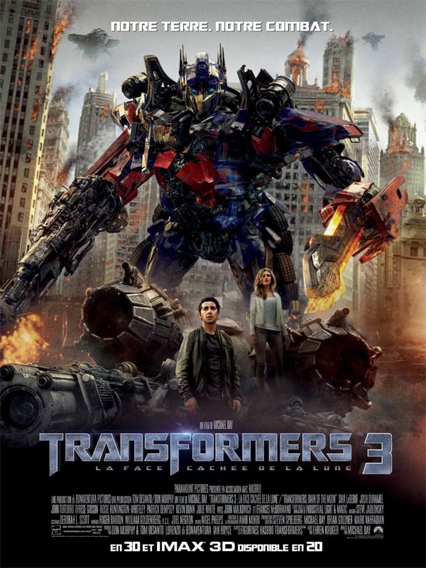 Voici une photo de Transformers 3